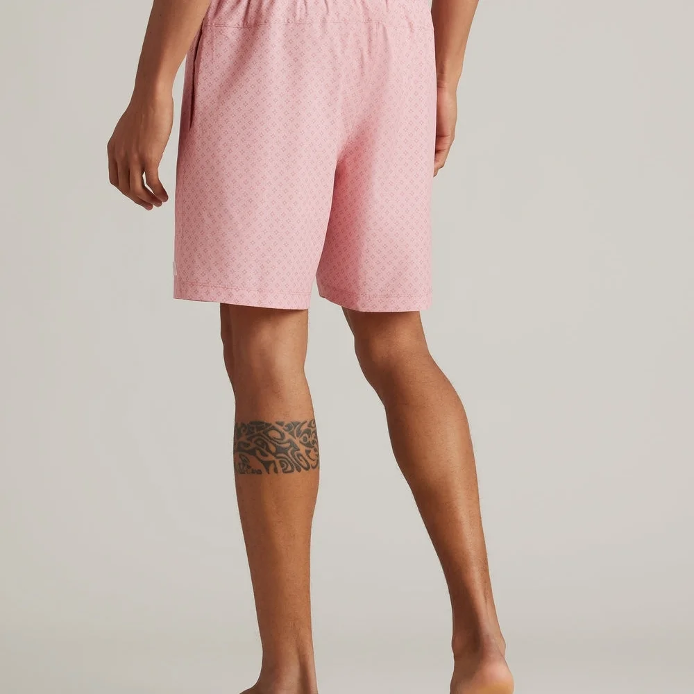 RHONE Pressed Rose Patterned Swim Trunks Size Xxl Nwt